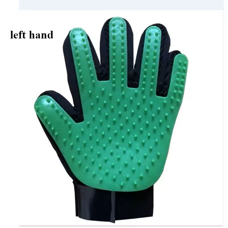 Pet Grooming Gloves  Hair Removal  Bathing Massage Gloves For Dogs And Cats 12