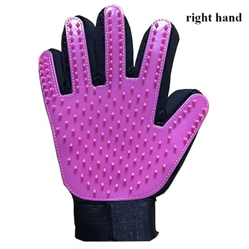 Pet Grooming Gloves  Hair Removal  Bathing Massage Gloves For Dogs And Cats 13