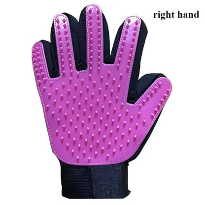 Pet Grooming Gloves  Hair Removal  Bathing Massage Gloves For Dogs And Cats 13