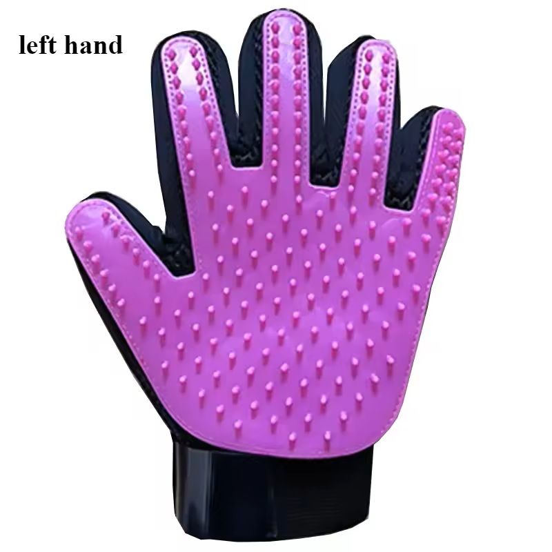 Pet Grooming Gloves  Hair Removal  Bathing Massage Gloves For Dogs And Cats 15