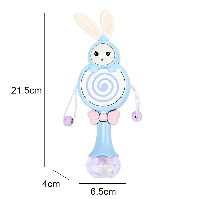 Newborn Musical Flashing Hand Bells Baby Rattles Teether Toy Infant Educational Gift 9