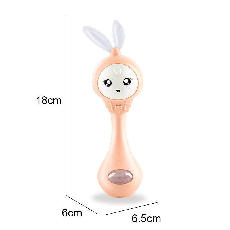 Newborn Musical Flashing Hand Bells Baby Rattles Teether Toy Infant Educational Gift 14