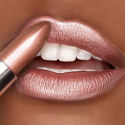 Shiny Lip Gloss Makeup, Waterproof Metallic Lipstick, Longlasting Glitter Lip Glaze, Moisturizing Red Luminous Lip Tint
