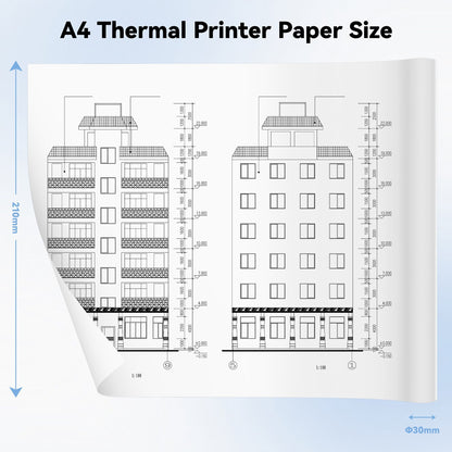 Thermal Printer Paper Roll For Sketches Invoices Printing Thermal Paper 5