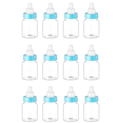 Plastic Candy Bottle Baby Shower Favor, Mini Feeding Bottle for Birthday Baby Bottle Gift Decor