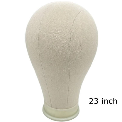 Canvas Block Head Kit For Wig Styling And Display 1