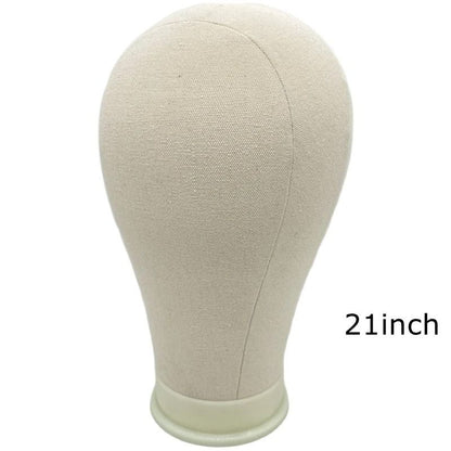 Canvas Block Head Kit For Wig Styling And Display 5