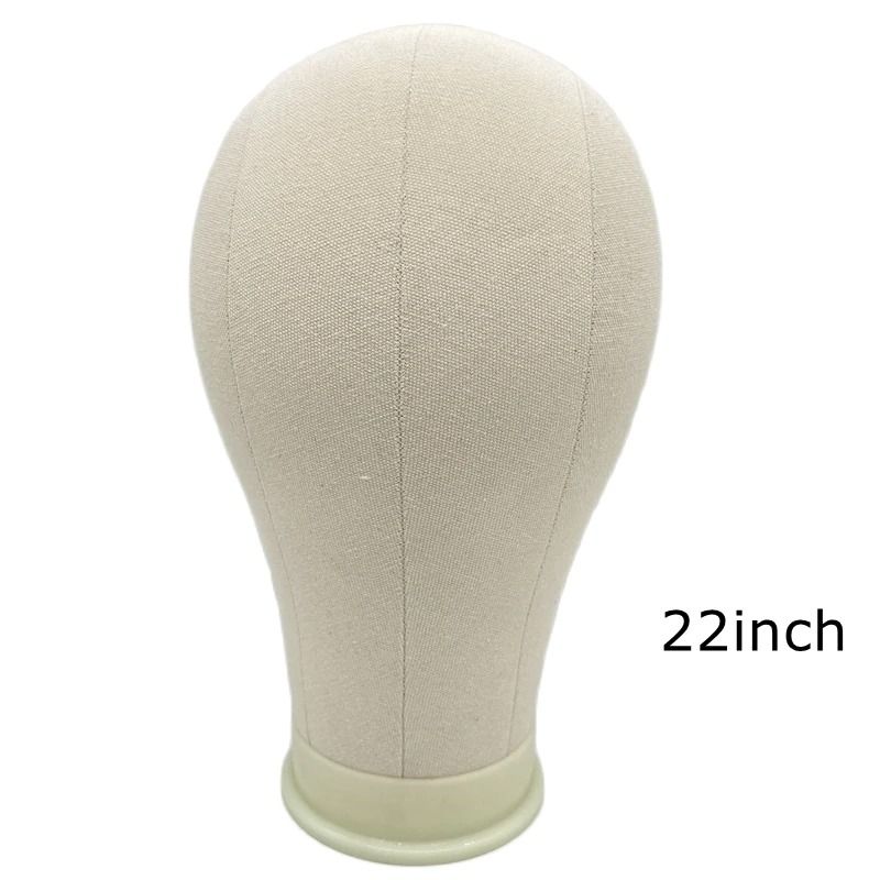 Canvas Block Head Kit For Wig Styling And Display 6