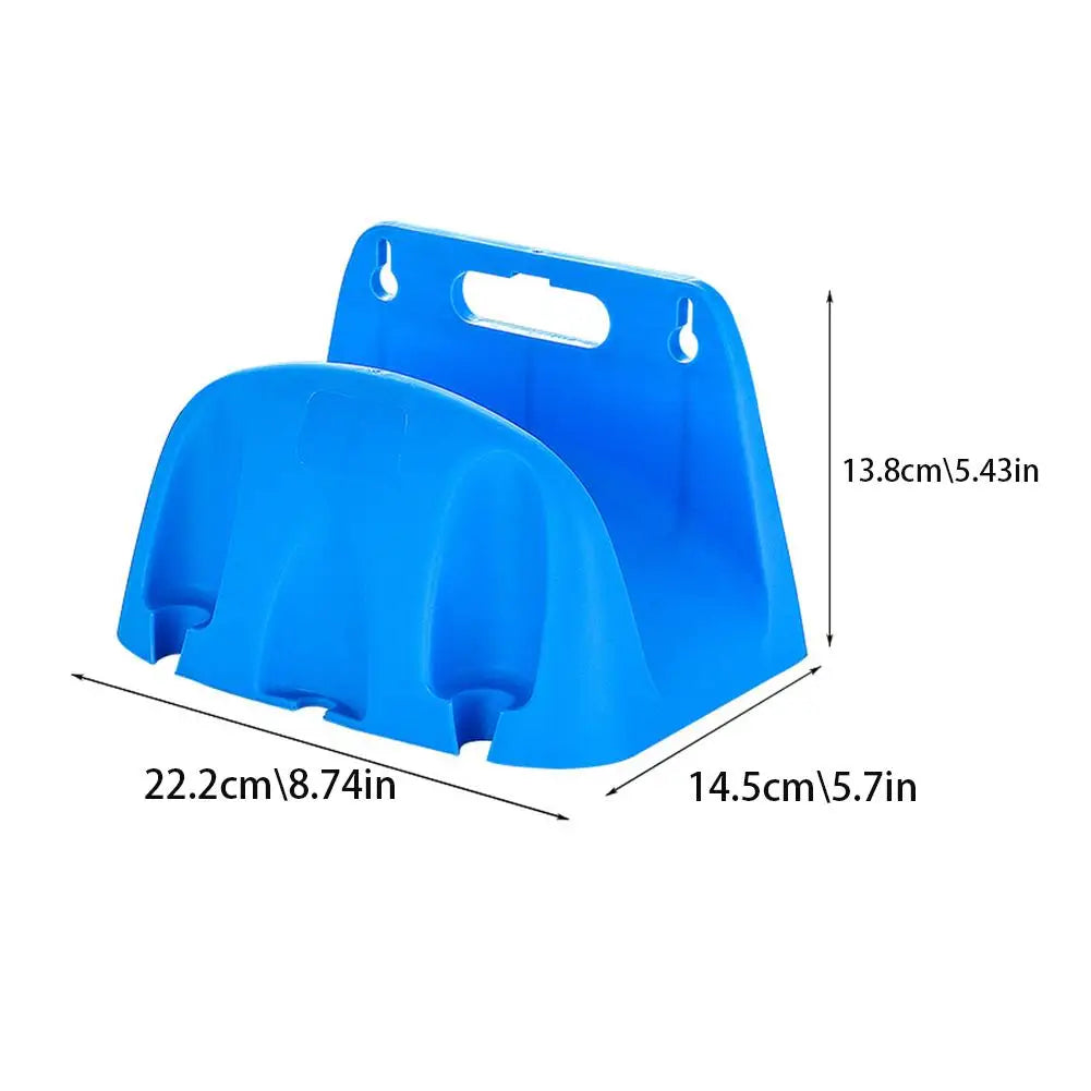 Wall Mounted Garden Irrigation Hose Pipe Hanger Storage Holder, Plastic Rack Tap Watering Hose Organiser Pipe