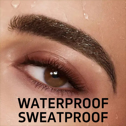 Long Lasting Eyebrow Pencil Hairling, Waterproof Anti-smudge, Large Brush, Natural Wild Eyebrow Enhancers Cream