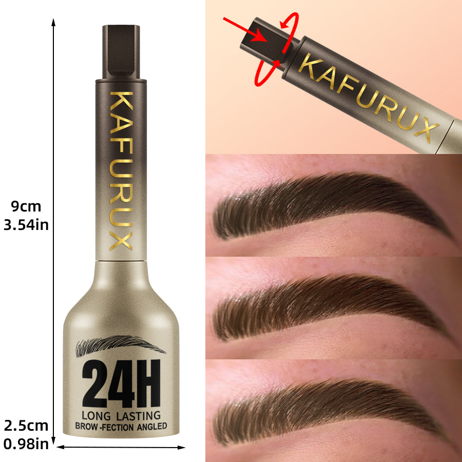 Long Lasting Eyebrow Pencil Hairling, Waterproof Anti-smudge, Large Brush, Natural Wild Eyebrow Enhancers Cream