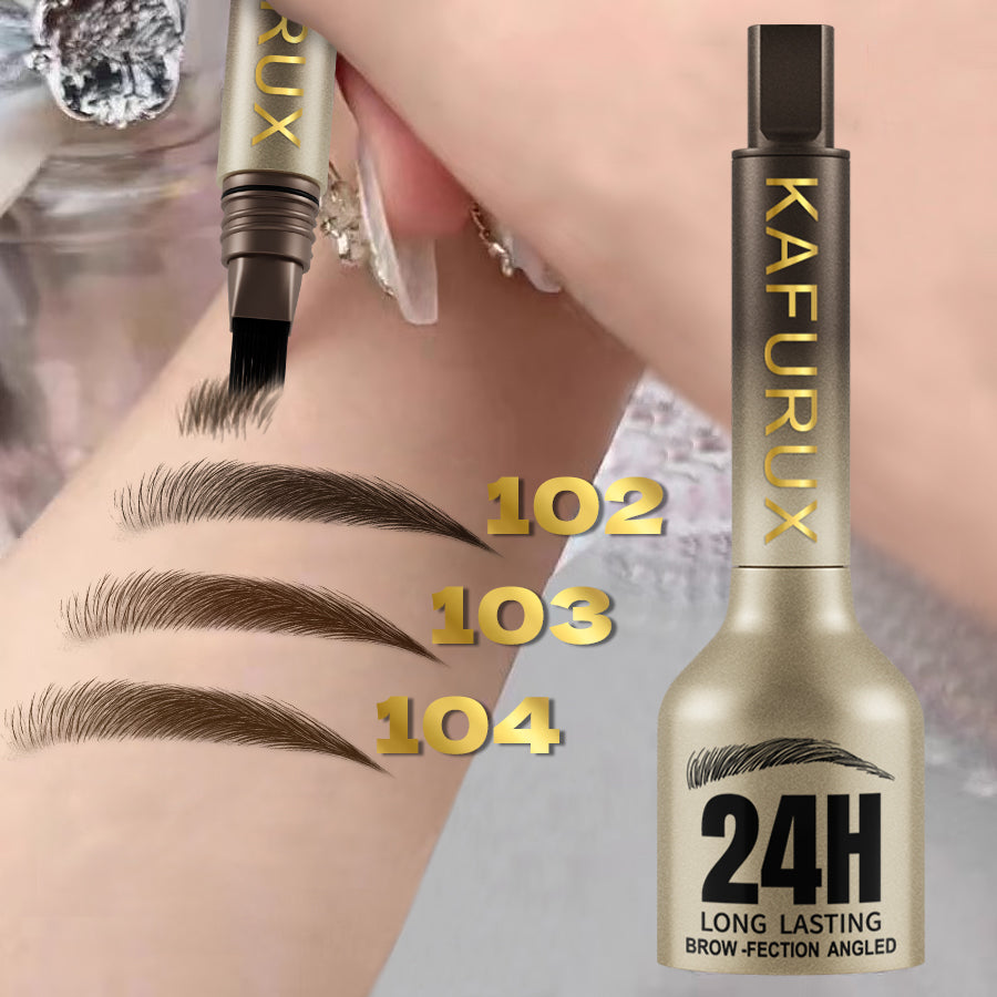 Long Lasting Eyebrow Pencil Hairling, Waterproof Anti-smudge, Large Brush, Natural Wild Eyebrow Enhancers Cream
