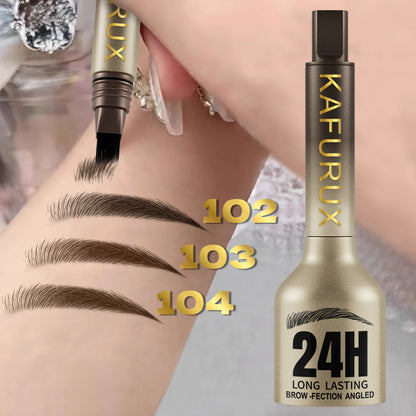 Long Lasting Eyebrow Pencil Hairling, Waterproof Anti-smudge, Large Brush, Natural Wild Eyebrow Enhancers Cream