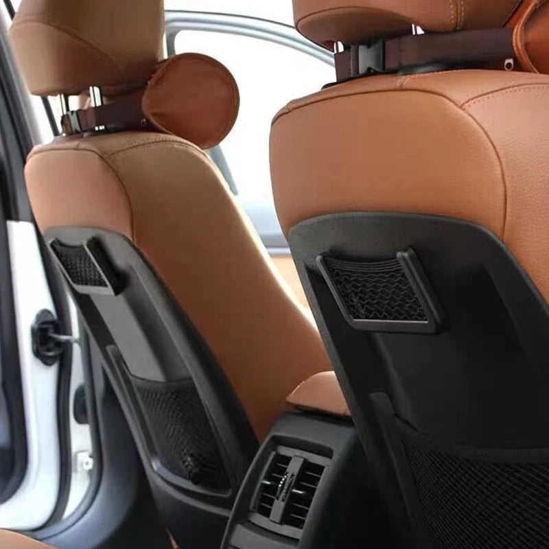 Auto Seat Side Storage Bag Phone Net Pocket Holder Elastic Flexible Mesh Car Storage Pocket For Sun 1
