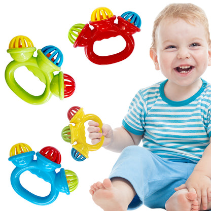 Early Educational Hand Bell Baby Toy, Infant Comfort Rattle