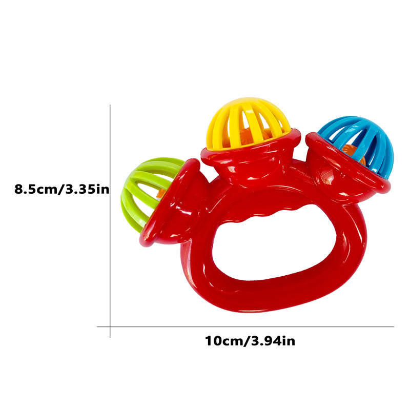 Early Educational Hand Bell Baby Toy Infant Comfort Rattle 5
