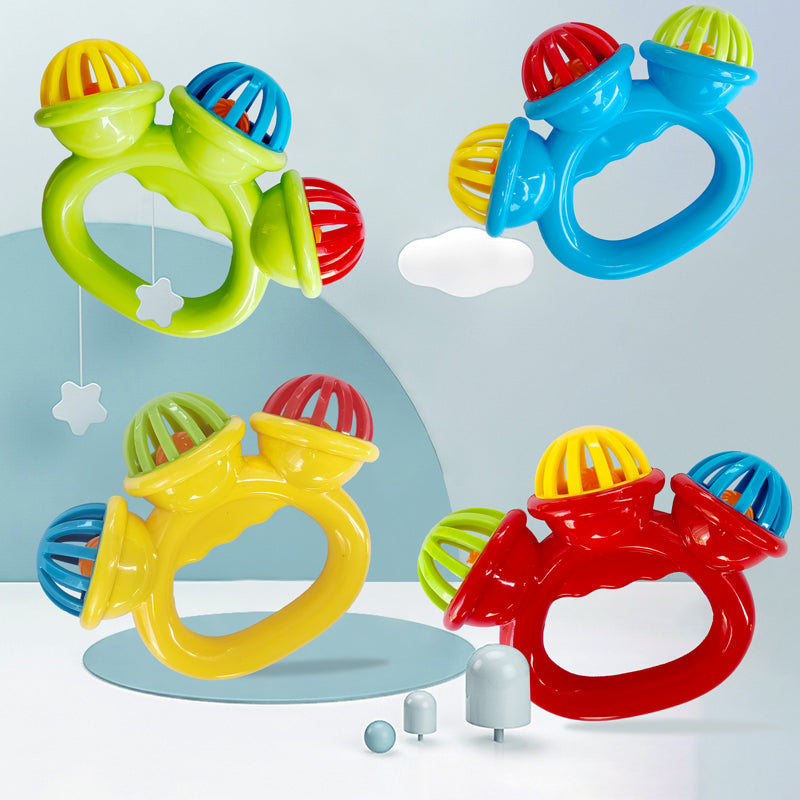 Early Educational Hand Bell Baby Toy Infant Comfort Rattle 2