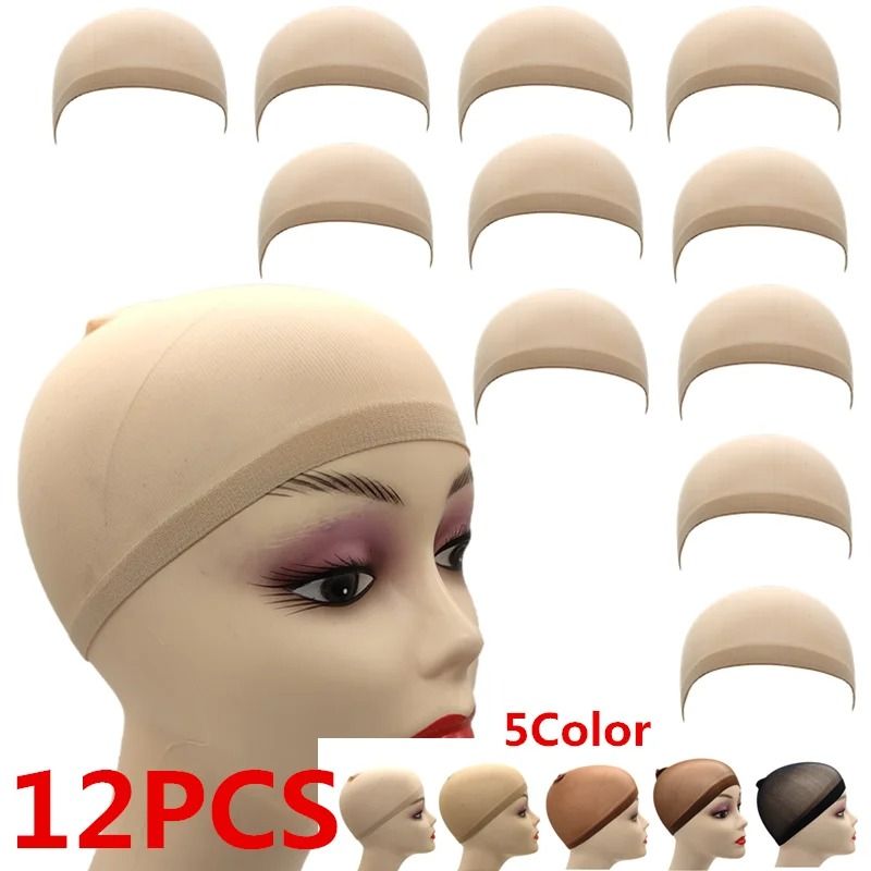 Ventilated Nylon Mesh Wig Cap Set