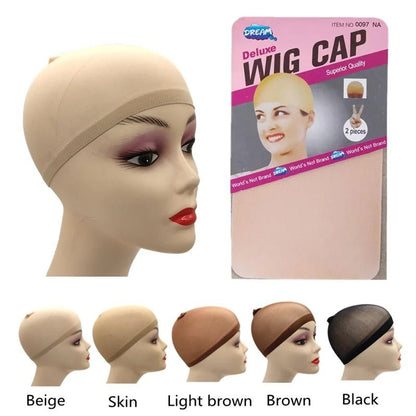 Ventilated Nylon Mesh Wig Cap Set 3