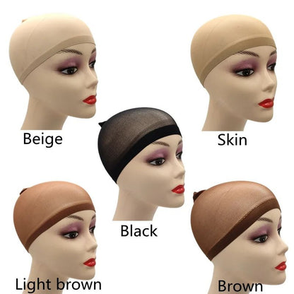 Ventilated Nylon Mesh Wig Cap Set 4