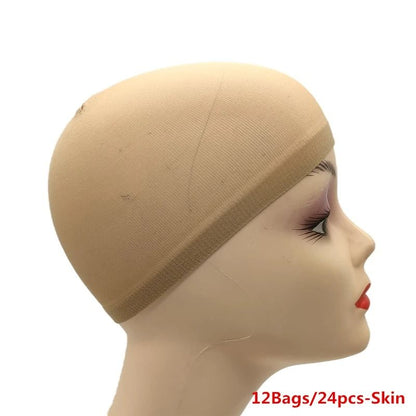 Ventilated Nylon Mesh Wig Cap Set 15