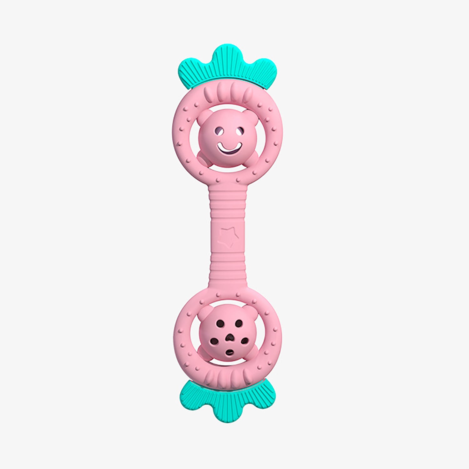 Water Boiling Grinding Tooth Stick Silicone Strawberry Teddy Bear Toy