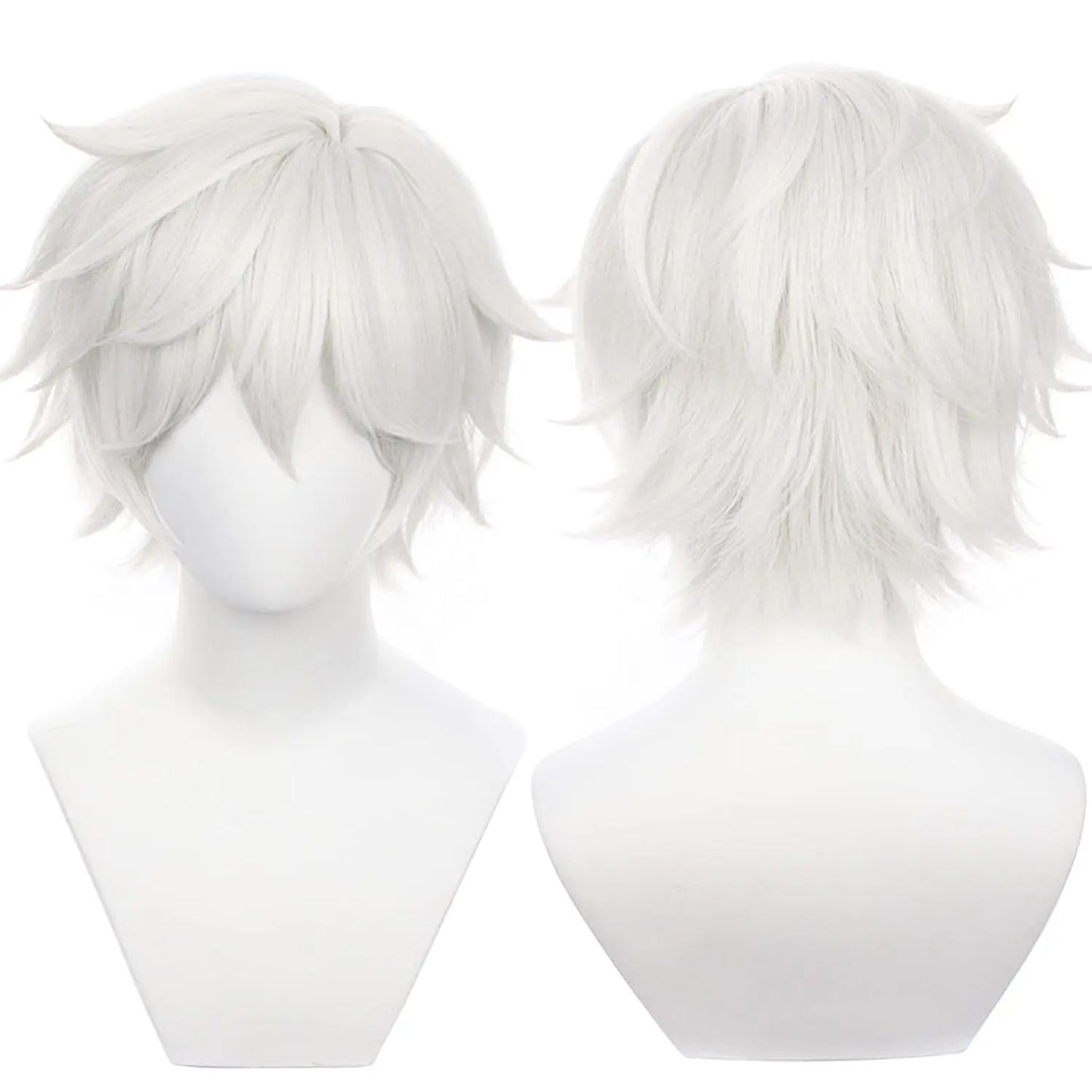 Angel Devil Orange Brown Cosplay Wig 13