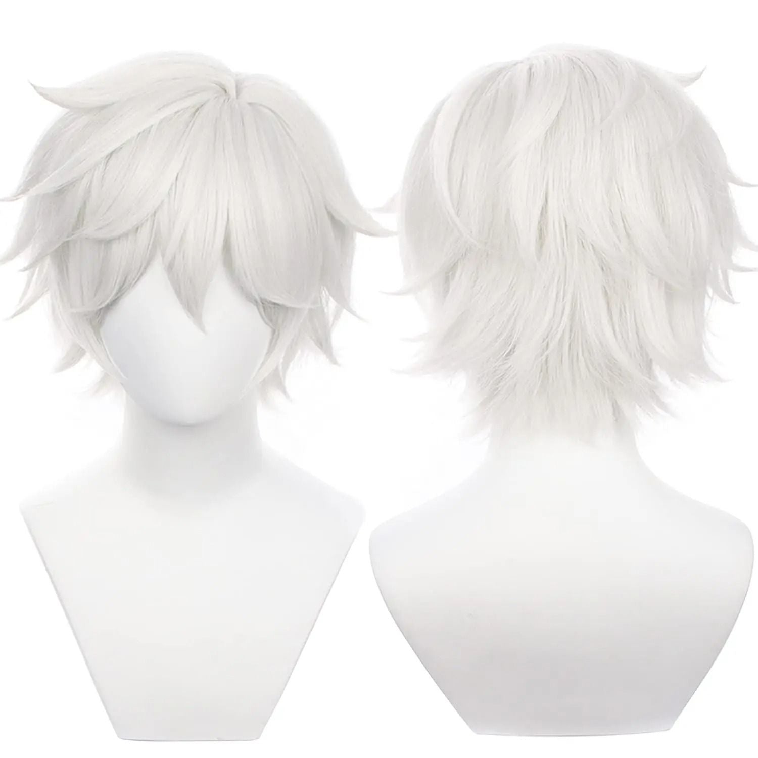 Angel Devil Orange Brown Cosplay Wig 13