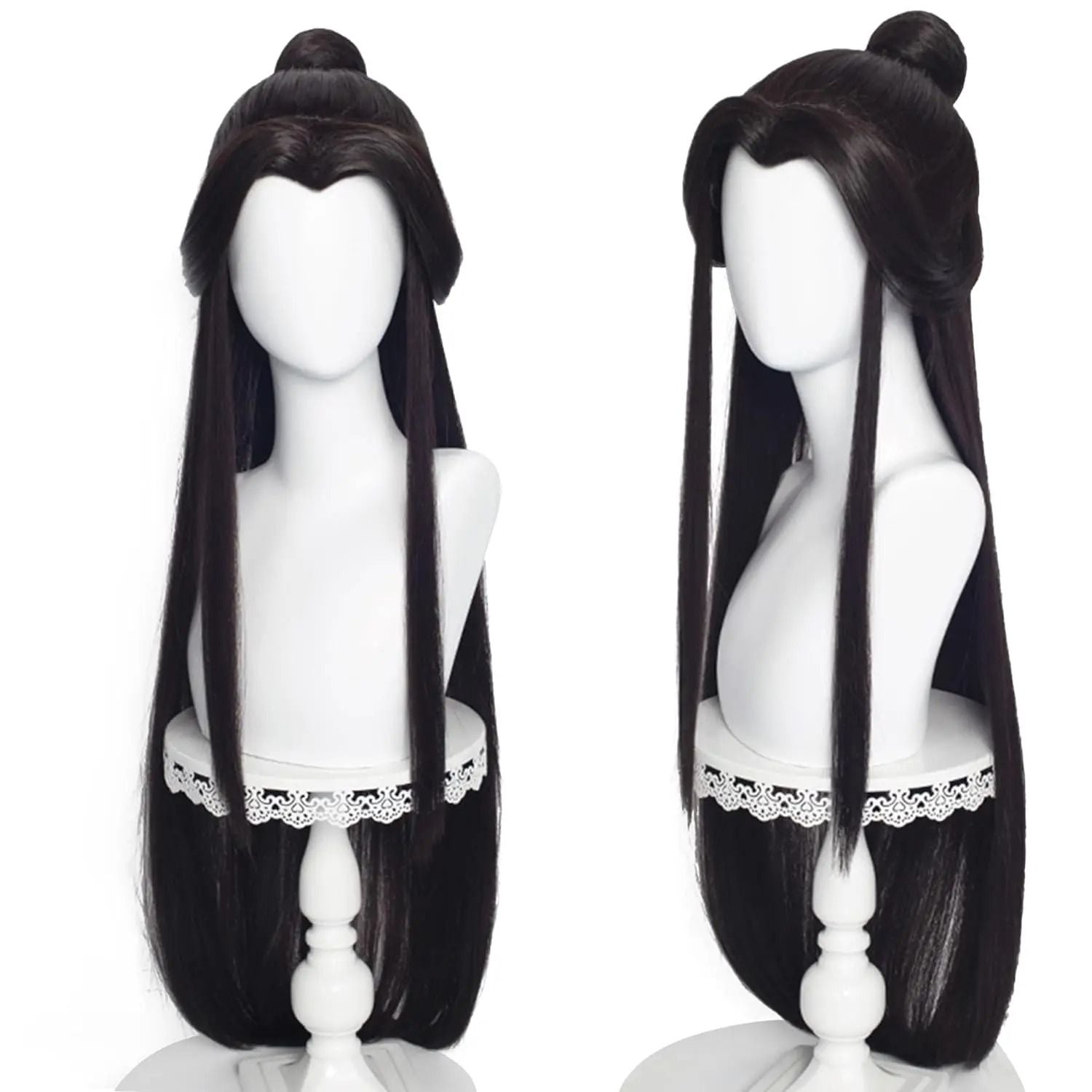 Angel Devil Orange Brown Cosplay Wig 26