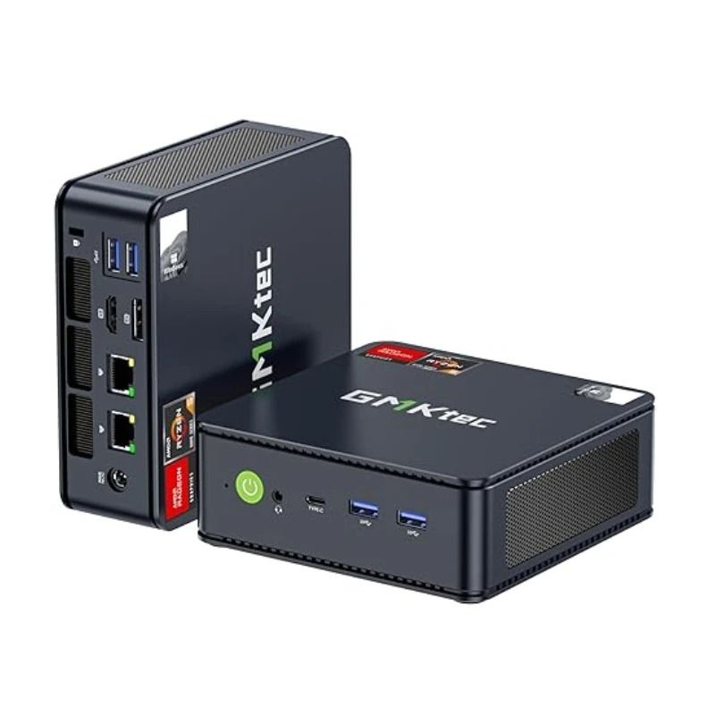 GMKtec M6 Mini PC AMD R5 6600H Compact Desktop Computer 16GB DDR5 512GB SSD WiFi 6E 6