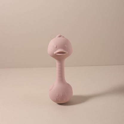 Cute Bunny Duck Handheld Shaker Silicone Baby Rattle Teether Toy For Newborns BPAFree Toy For Infan 5