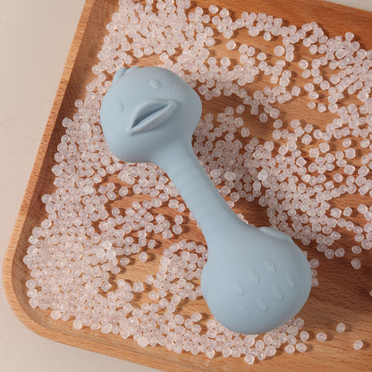Cute Bunny Duck Handheld Shaker Silicone Baby Rattle Teether Toy For Newborns BPAFree Toy For Infan 4