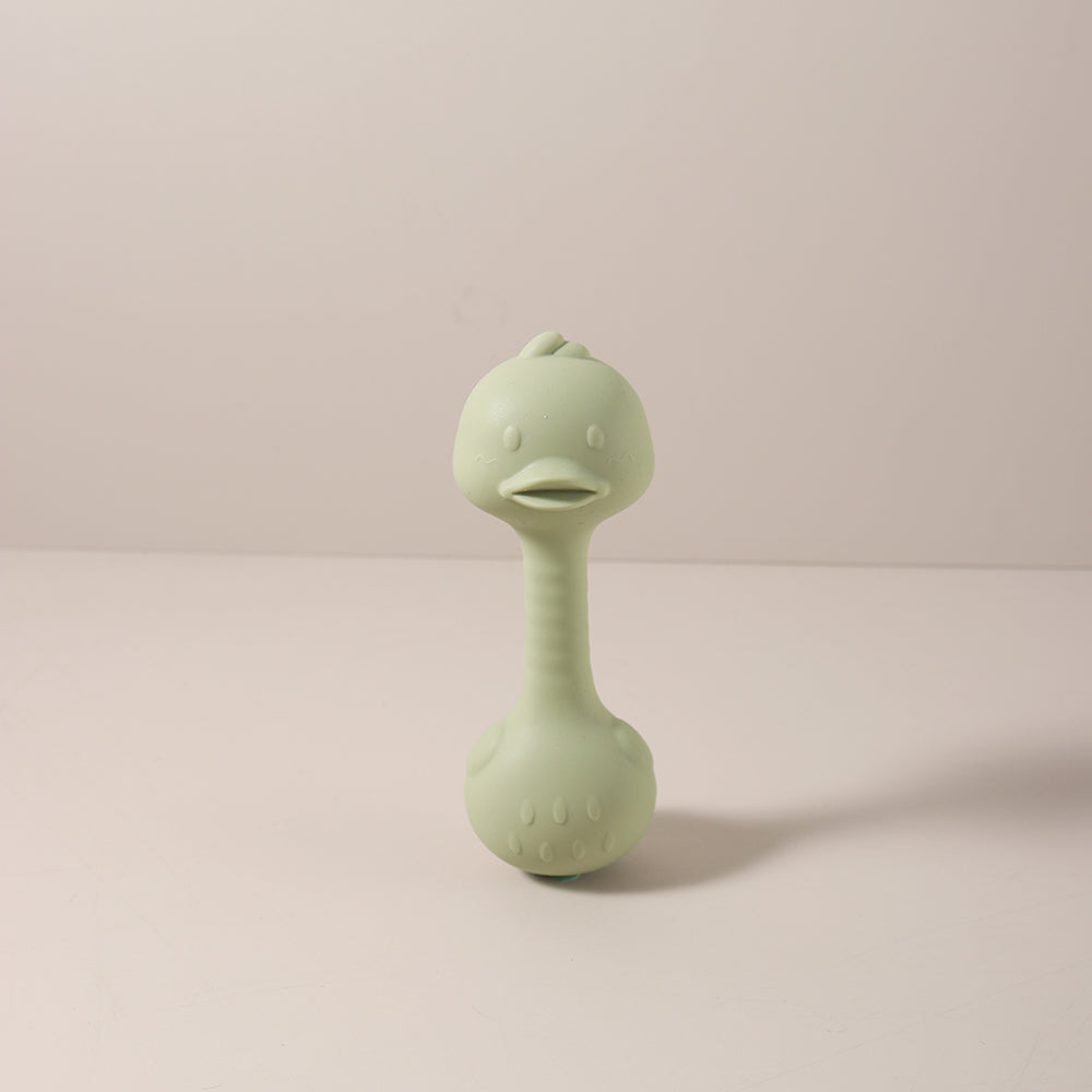 Cute Bunny Duck Handheld Shaker Silicone Baby Rattle Teether Toy For Newborns BPAFree Toy For Infan 7