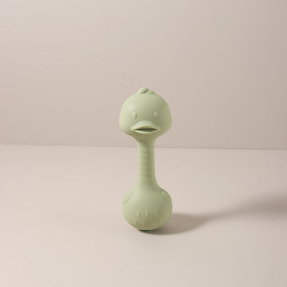 Cute Bunny Duck Handheld Shaker Silicone Baby Rattle Teether Toy For Newborns BPAFree Toy For Infan 7