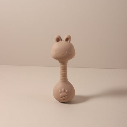 Cute Bunny Duck Handheld Shaker Silicone Baby Rattle Teether Toy For Newborns BPAFree Toy For Infan 9