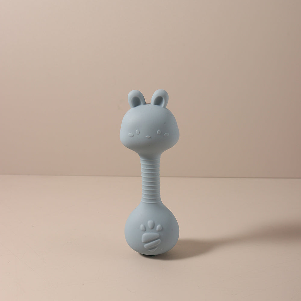 Cute Bunny Duck Handheld Shaker Silicone Baby Rattle Teether Toy For Newborns BPAFree Toy For Infan 11