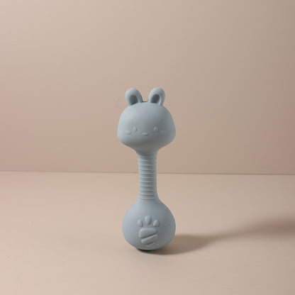 Cute Bunny Duck Handheld Shaker Silicone Baby Rattle Teether Toy For Newborns BPAFree Toy For Infan 11