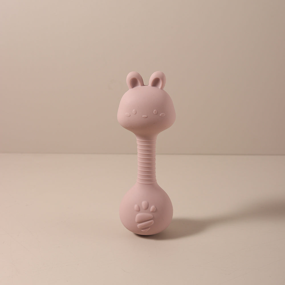 Cute Bunny Duck Handheld Shaker Silicone Baby Rattle Teether Toy For Newborns BPAFree Toy For Infan 12
