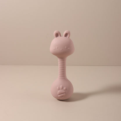 Cute Bunny Duck Handheld Shaker Silicone Baby Rattle Teether Toy For Newborns BPAFree Toy For Infan 12