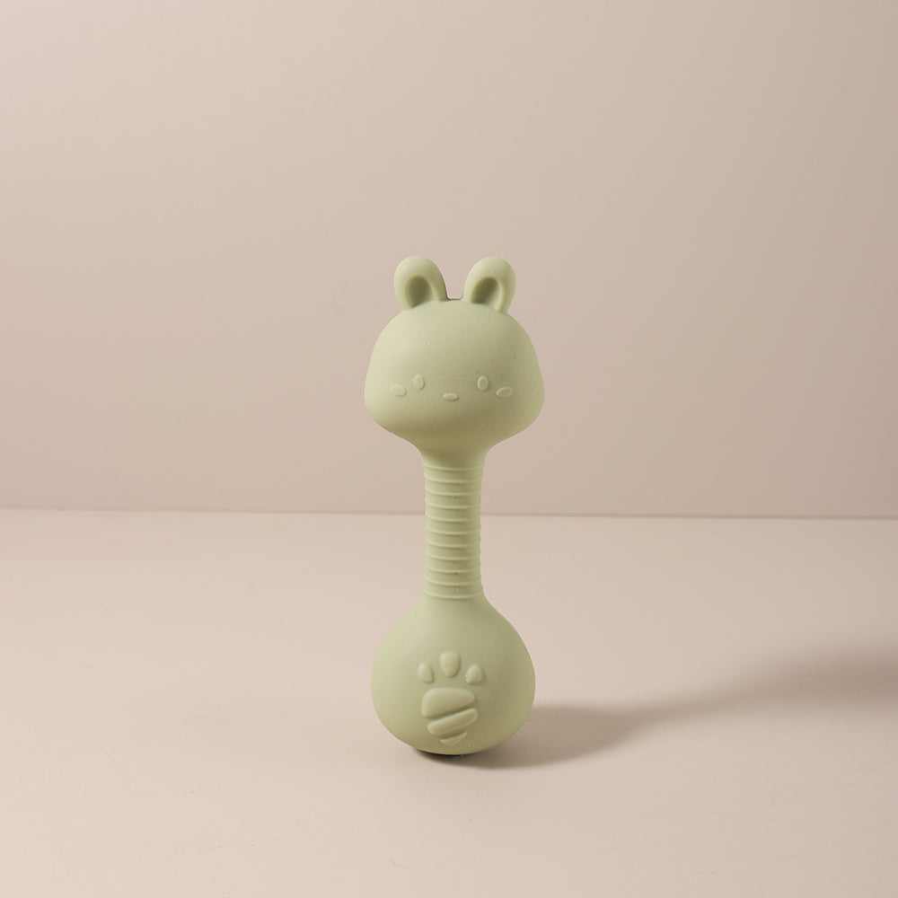 Cute Bunny Duck Handheld Shaker Silicone Baby Rattle Teether Toy For Newborns BPAFree Toy For Infan 14