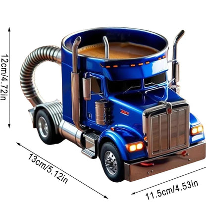 Handcrafted Semi Truck Shaped Coffee Mug Durable Coffee Cup For Truckers Ideal Gift For Men And Wom 2