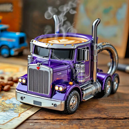 Handcrafted Semi Truck Shaped Coffee Mug Durable Coffee Cup For Truckers Ideal Gift For Men And Wom 6