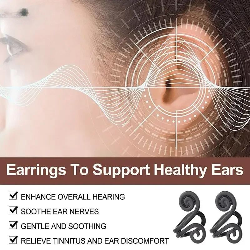 Tinnitus Relief Earrings Ear Pressure Acupressure Sleeves For Soothing Ear Support 2