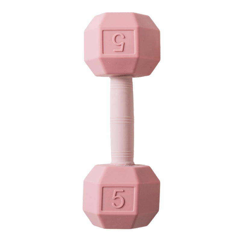 Silicone Baby Teething Cartoon Dumbbell Rattle, Sensory Cognitive Toys, Music Bell, Baby Crib Toys, Perfect Baby Gifts