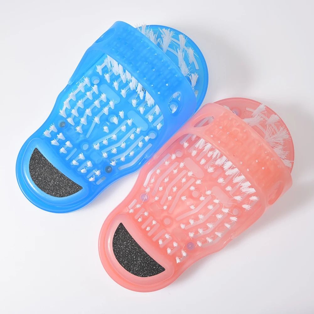 Shower Foot Scrubber Massager Cleaner Slipper For Dead Skin Removal And Bathroom Foot Care 1