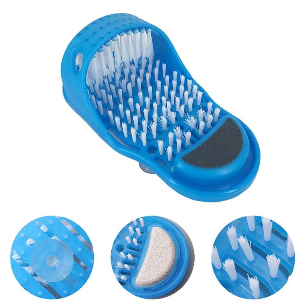 Shower Foot Scrubber Massager Cleaner Slipper For Dead Skin Removal And Bathroom Foot Care 2