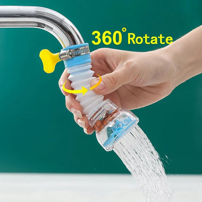Kitchen AntiSplashing Faucet Multifunction Wash Basin Shower Faucet Extendable Filter Can Rotate 2