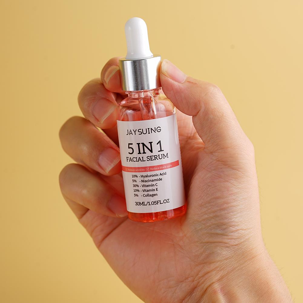 Moisturizing Vitamin C Firming Face Serum Hyaluronic Acid Fade Fine Lines Shrink Pores Skin Care 2