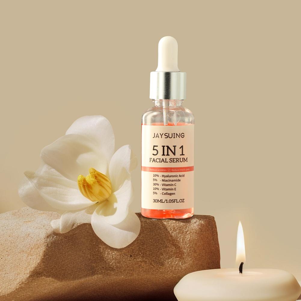 Moisturizing Vitamin C Firming Face Serum Hyaluronic Acid Fade Fine Lines Shrink Pores Skin Care 5