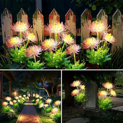 Shore Flowers Solar Lights, Outdoor Garden Decoration, Lawn Courtyard Lighting